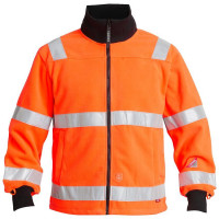 FE-Engel EN 20471 Fleece Jacke, 1151-226, Farbe Orange, Größe 3XL