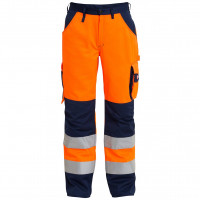 FE-Engel EN 20471 Bundhose, 2501-775, Farbe Orange/Marine, Größe 102