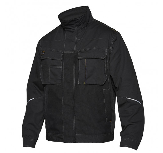 WorkZone by Engel Tech Zone Maurerjacke, 0249-310, Farbe Schwarz, Größe XL