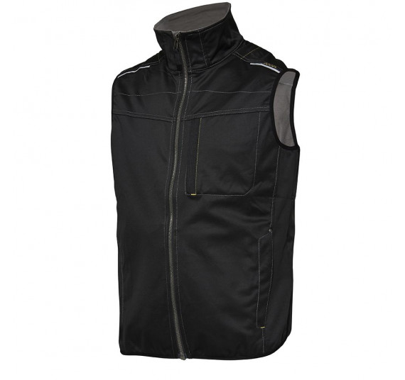 WorkZone by Engel Tech Zone Softshell Weste, 0651-120, Farbe Schwarz, Größe S