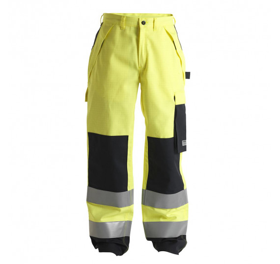 FE-Engel Safety+ Hose EN 20471, 2235-825, Farbe Gelb/Schwarz, Größe 58