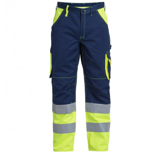 FE-Engel EN 20471 Bundhose, 2505-785, Farbe Marine/Gelb, Größe 62