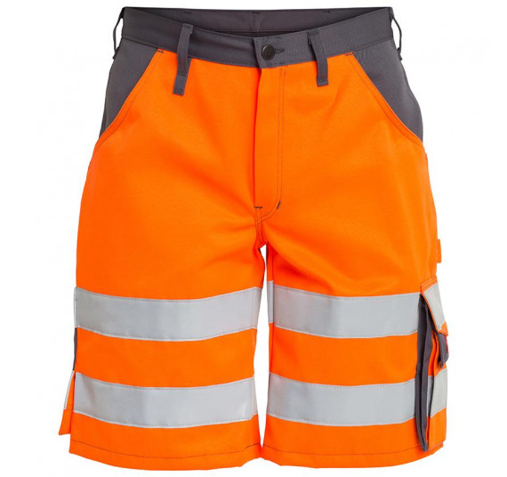 FE-Engel EN 20471 Shorts, 6501-770, Farbe Orange/Grau, Größe 58
