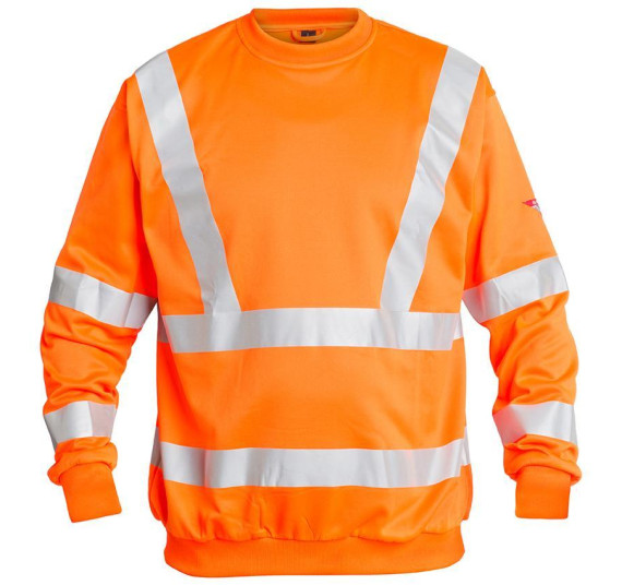 FE-Engel Sweatshirt EN 20471, 8011-228, Farbe Orange, Größe 4XL
